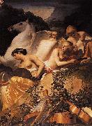 Caesar van Everdingen Four Muses and Pegasus on Parnassus Spain oil painting artist